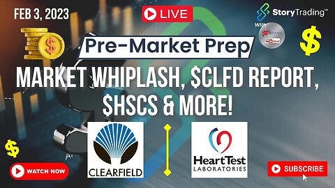 2/3/23 Pre-Market Prep: Market Whiplash, $CLFD Report, $HSCS & more!