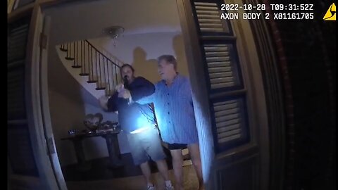 JUST RELEASED BODYCAM OF PAUL PELOSI ATTACK 1.27.23