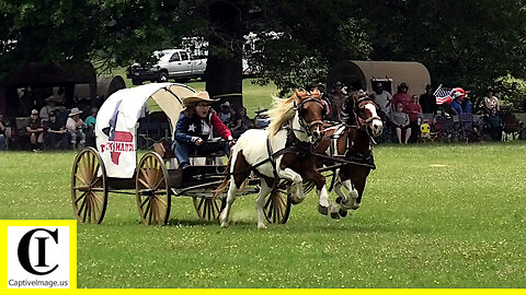 Landrush Wagon Race - The 1836 Chuckwagon Races 2022 | Sunday