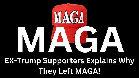 EX-Trump Supporters Explains Why They Left MAGA!