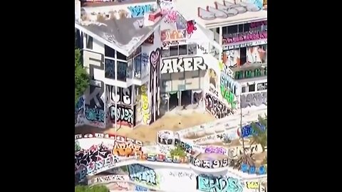 A $6.5 Million Mansion In The Hollywood Hills Turned Into A Graffiti Covered Sh!thole By Squatters