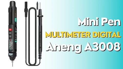 Mini Pen Multimeter Digital I Aneng A3008 #canetadigital