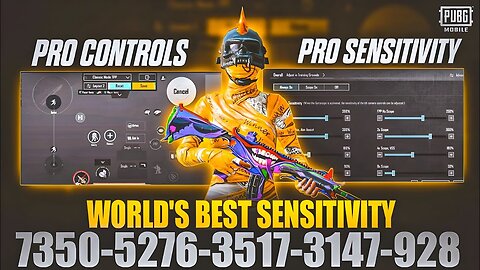 3 1 UPDATE 🔥 Best Zero Recoil Sensitivity CODE + Control settings for Pubg Mobile BGMI in 2024