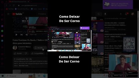 Como Deixar De Ser Corno, Passos Práticos e Simples #shorts canal do marco @Pradomarco_