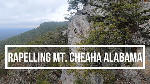 Rappelling Mt. Cheaha, Alabama