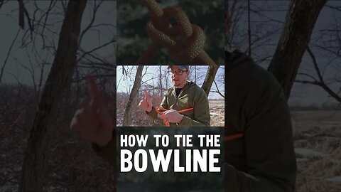 How to Tie a RESCUE Bowline 🐰 Bunny Method