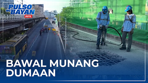 Mga motorsiklo, bawal na munang dumaan sa service road sa EDSA-Kamuning Southbound flyover