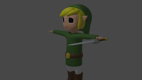 Blender Male Grindset - Toon Link