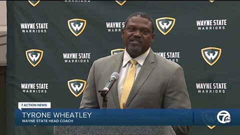 Wayne State coach Tyrone Wheatley had no time for Avalanche Stanley Cup parties when he worked in Colorado