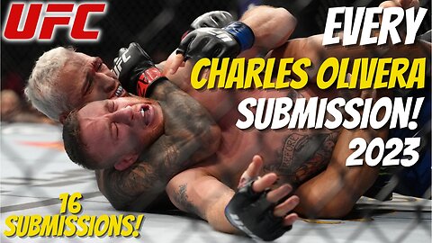 [HD] EVERY CHARLES OLIVERA SUBMISSION IN THE UFC (IN ORDER) | UFC SUBMISSION LEADER | UPDATED 2023