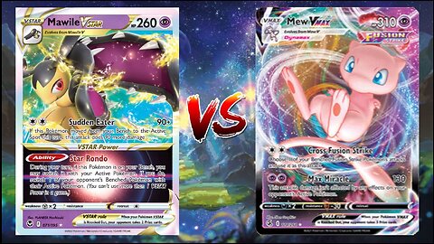 Pokemon TCG Online Expanded Mawile VSTAR Blaziken VMAX VS Fusion Strike Mew VMAX Genesect V!!