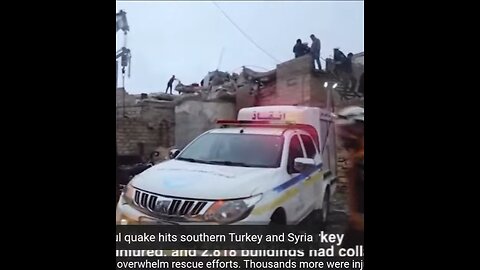 BREAKING... More than 1,500 dead in Turkiye's Earthquake