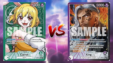 One Piece TCG Carrot VS King!!