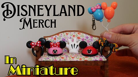 【DIY】Miniature Disneyland Merch/ミニチュア☆ディズニーランドグッズ/ポリマークレイ