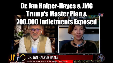 Dr. Jan Halper-Hayes & JMC- Trump's Master Plan & 700,000 Indictments Exposed