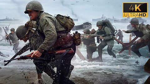 World Warfare II D-Day Realistic Ultra Graphics Gameplay [4K UHD 60FPS] Call of Duty WW II