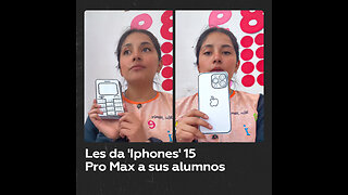 Maestra da ‘Iphones’ a sus alumnos como método de enseñanza