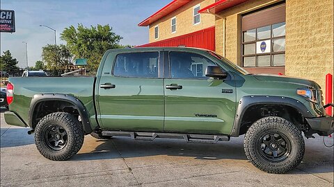 2021 Army Green Toyota Tundra Off-Road Makeover-turning a stock SR5 into a off-road hunting machine!