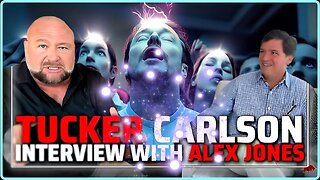 THE TUCKER CARLSON TOUR | Interview With Alex Jones 👺 The Left's Death Wish For Everyone!