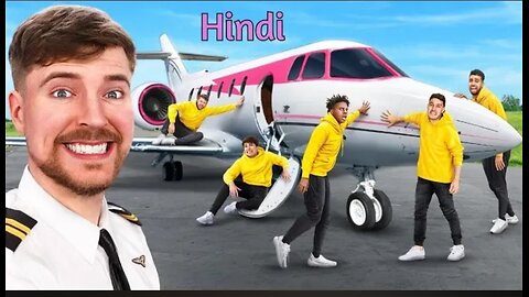 Last To Take Hand OFF Jet, Keeps It! Keeps It! In Hindi | MrBeast