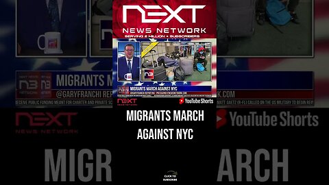 Migrants March Against NYC #shorts