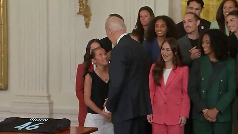 Biden Says Staff Doesn't Allow Him To Have 'Young Girls' On Stage, But He's Going To 'Do It Anyway'