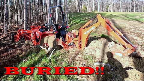 I Buried the Kubota Tractor