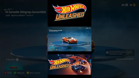 HOT WHEELS UNLEASHED-5 14 corvette stingray convertible 2020 mystery models series 2