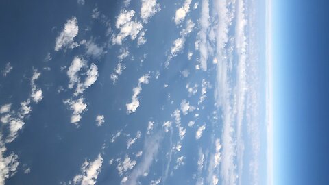 Sky view from Airplane