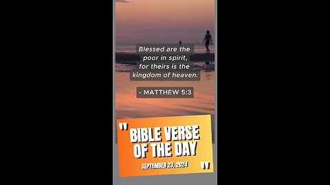 Bible Verse of the Day: September 23, 2024