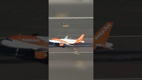 easyJet Landing at Gibraltar Airport #shorts