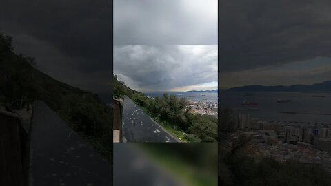 Time Lapse Clouds at The Strait of Gibraltar #shorts