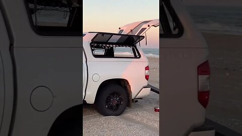 Epic Beach Truck Camping in a Toyota Tundra TRD Pro