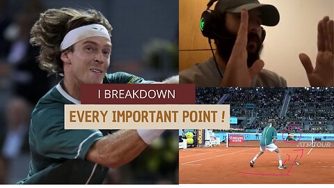 IMPORTANT POINTS BREAKDOWN-MADRID FINAL-RUBLEV vs ALIASSIME