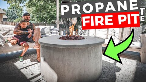 DIY Patio Gas Fire Pit Table