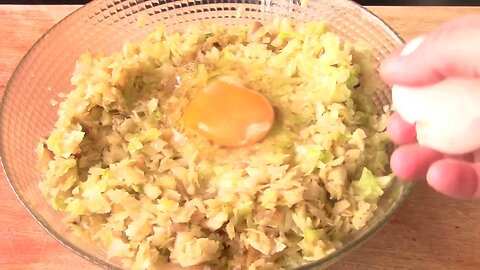 CABBAGE tastes Better Than MEAT! Just Cabbage and eggs Amazing recipe #cabbage