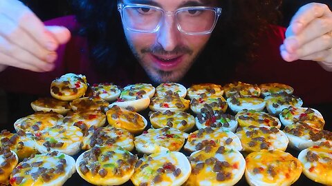 BEEFY NACHO CHEESE BAGEL BITES ! LIMITED EDITION FLAVOR * ASMR NO TALKING * | Nomnomsammieboy