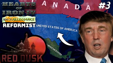 Supporting Our Allies In Asia! Hoi4 - Red Dusk, USA (Reformist) #3