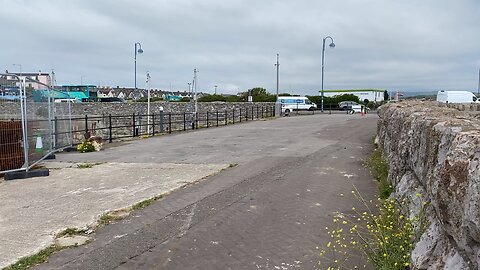 Porthcawl open top double decker bus seaside sightseeing tour.