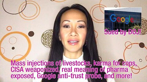 Mass injections of livestocks, karma for cops, CISA weaponized, pharma real meaning exposed, & more