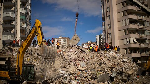 The Turkey-Syria earthquake destroyed thousands of buildings! Major damage throughout the city