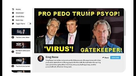 Psyop Gatekeeper Greg Reese ft Pedophile RFK jr. Joins Pedophile Trump!