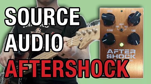 Source Audio Aftershock Bass Distortion Pedal