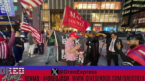 🔥 President Trump Supporters Rally Outside Trump Tower - OREO EXPRESS LIVE SHOW> rumble. com/user/OreoExpress