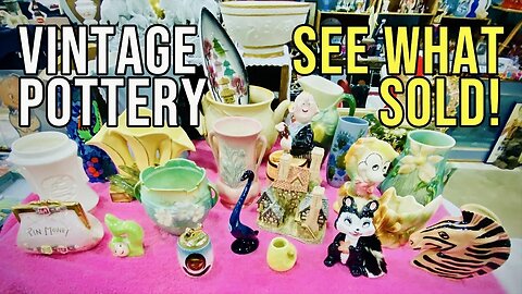 Real Prices on Vintage Ceramics! | Weller to Roseville, Disney to Raku