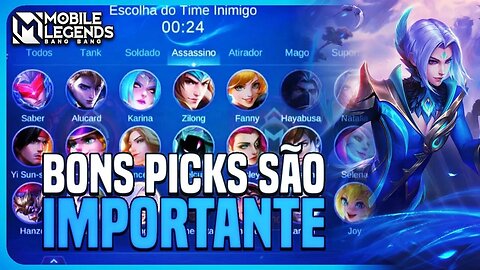 SAIBA A IMPORTÂNCIA DE FAZER BONS PICKS | BANGAS ACADEMY 2023 #14 | MLBB