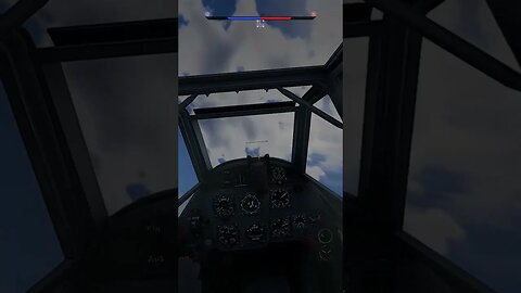 Bf109F-4 vs. P-47s | War Thunder Sim Dogfight #shorts