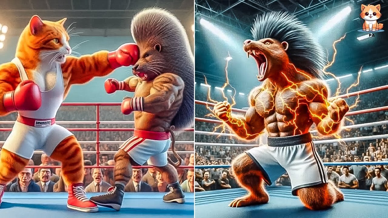 Cat Vs Porcupine Showdown Who Will Prevail