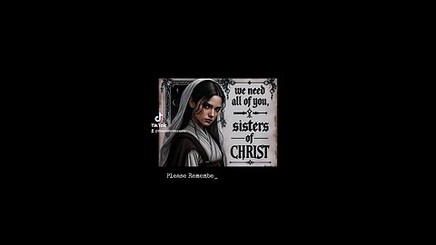 Christian Sisters, We Need You