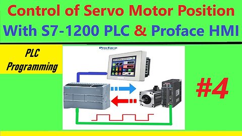 S0004 - Control of servo motor position with s7-1200 plc and proface hmi p4